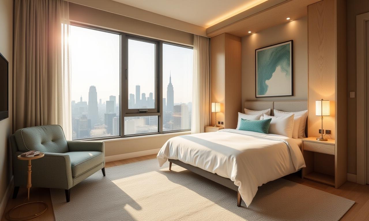 Luxury small hotel room layout